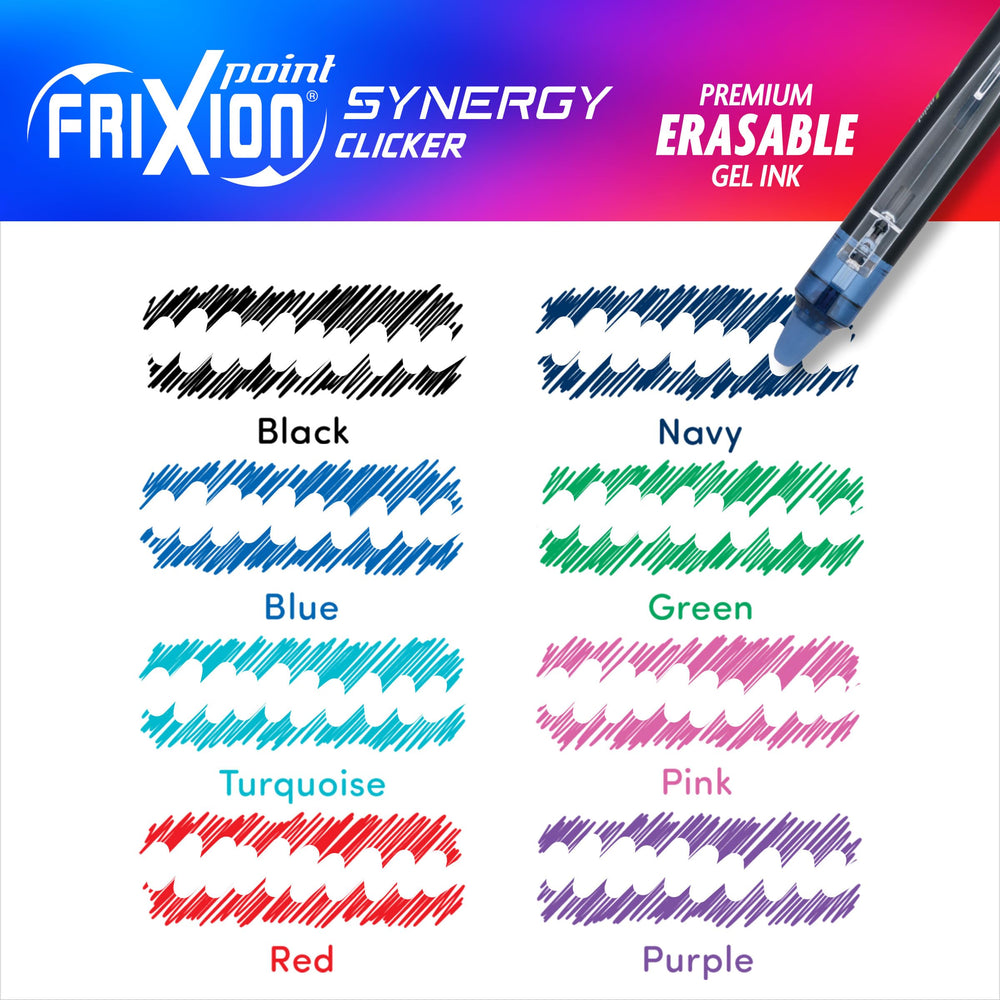 PILOT FriXion en uso sobre mesa con cuaderno para planificación diaria