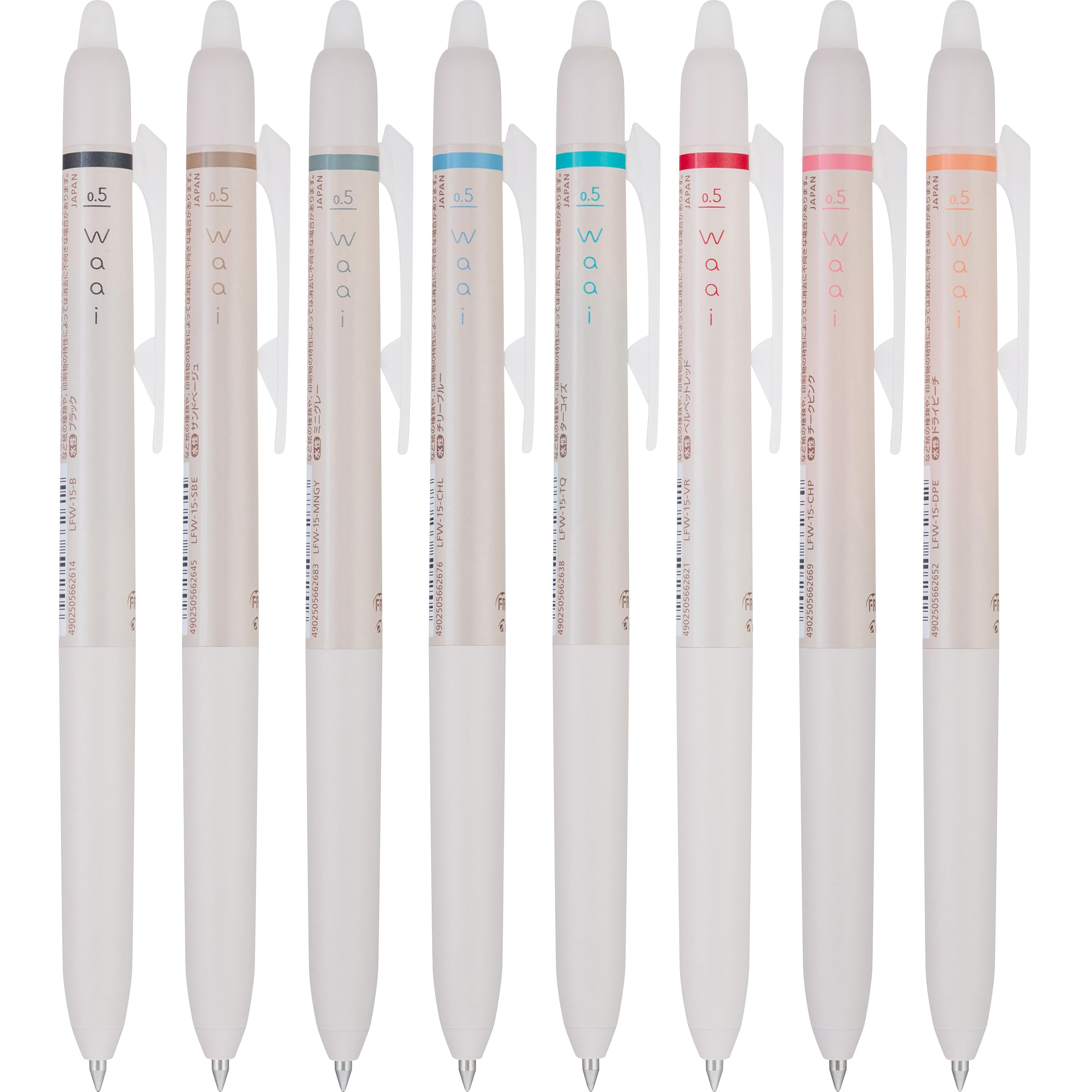 PILOT FriXion Waai muestras de color para codificación visual