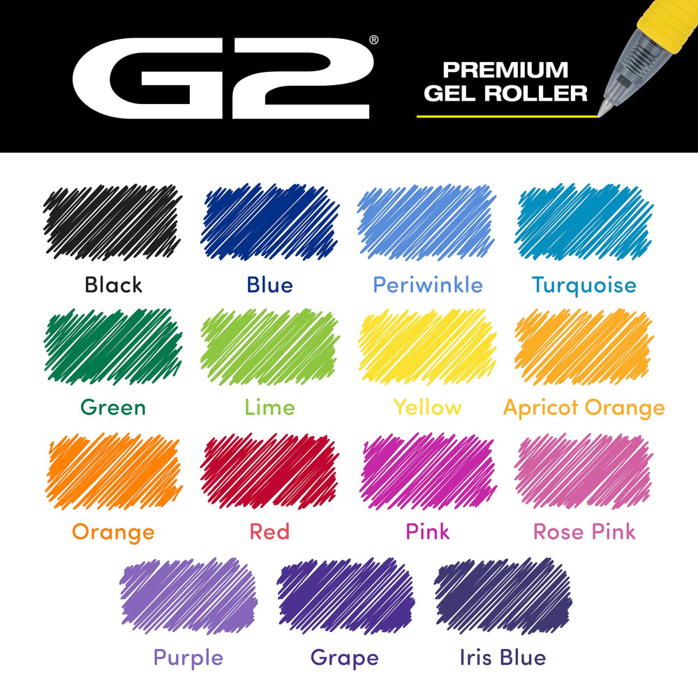 PILOT G2 agarre contorneado ergonómico para escritura cómoda