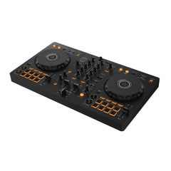 Pioneer DJ DDJ-FLX4 front view showing layout and easy-to-use controls benefit fast learning