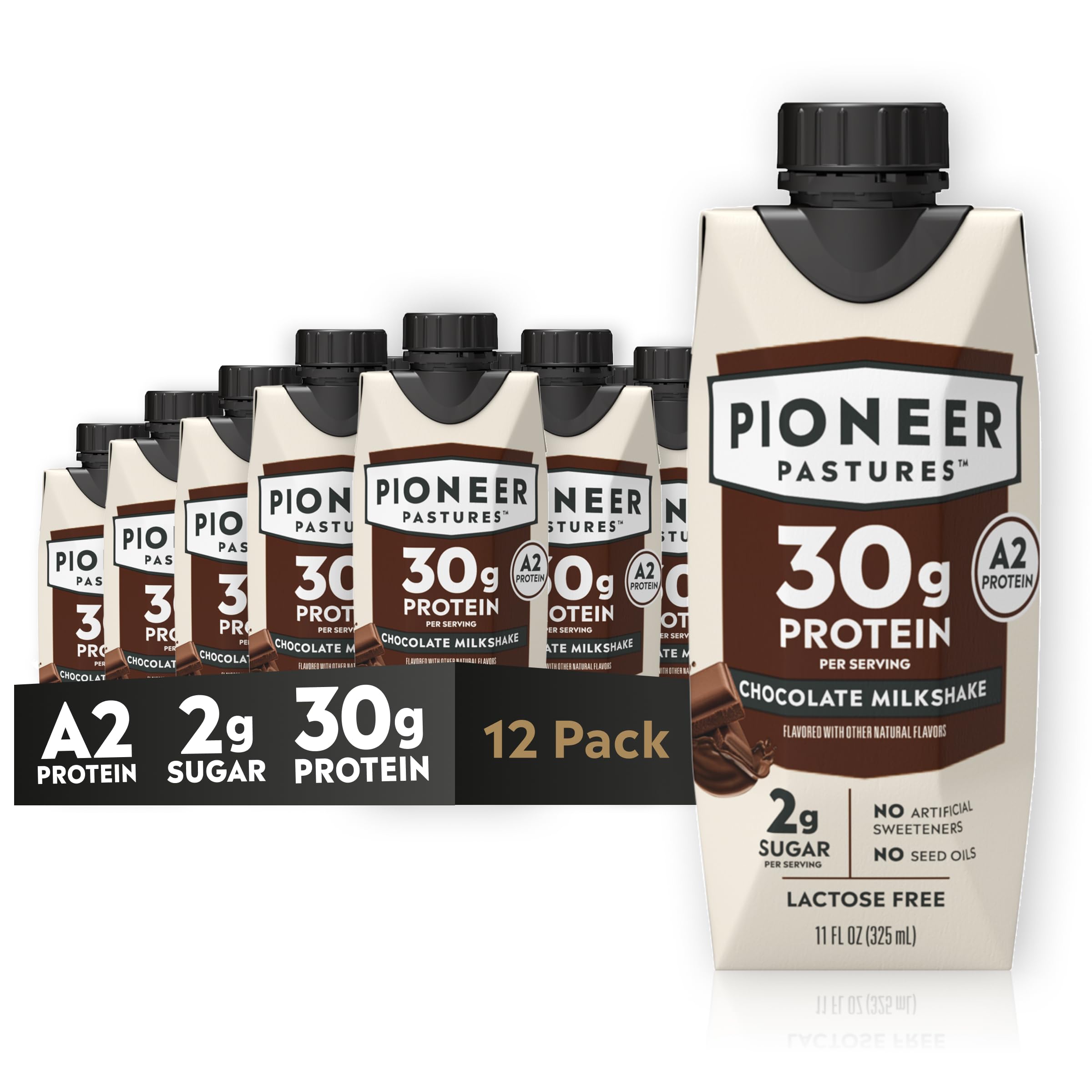 Pioneer Pastures frontal del envase mostrando información clave y beneficio práctico