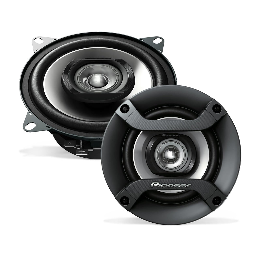 Pioneer TS-F1035R vista frontal, diseño negro elegante y rendimiento