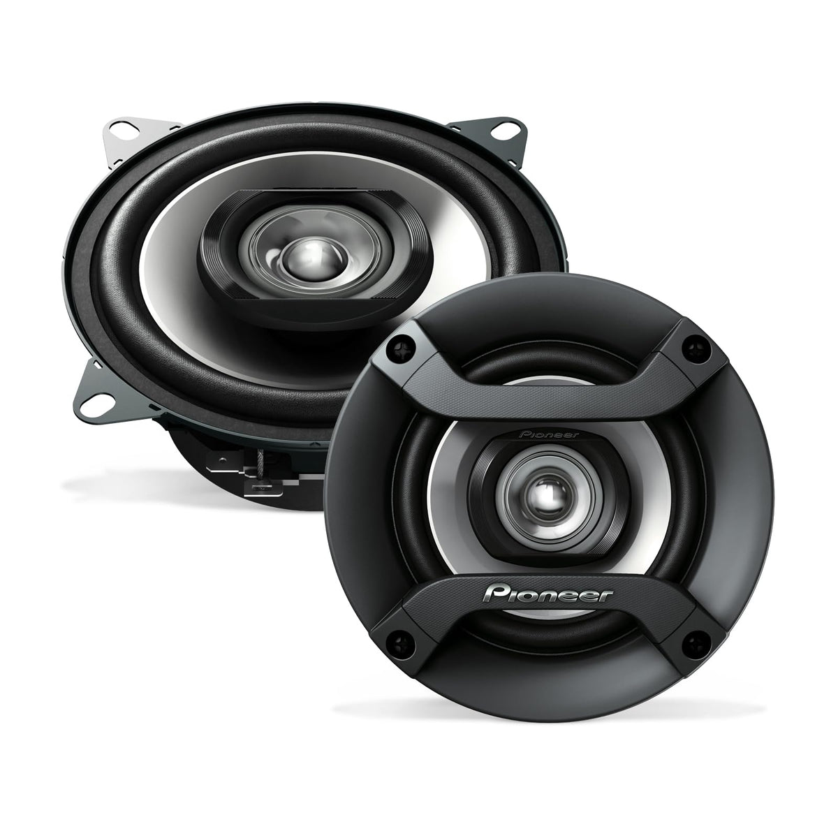 Pioneer TS-F1035R vista frontal, diseño negro elegante y rendimiento