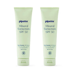 Pipette frontal pack 2 de lociones SPF 50, protección mineral familiar
