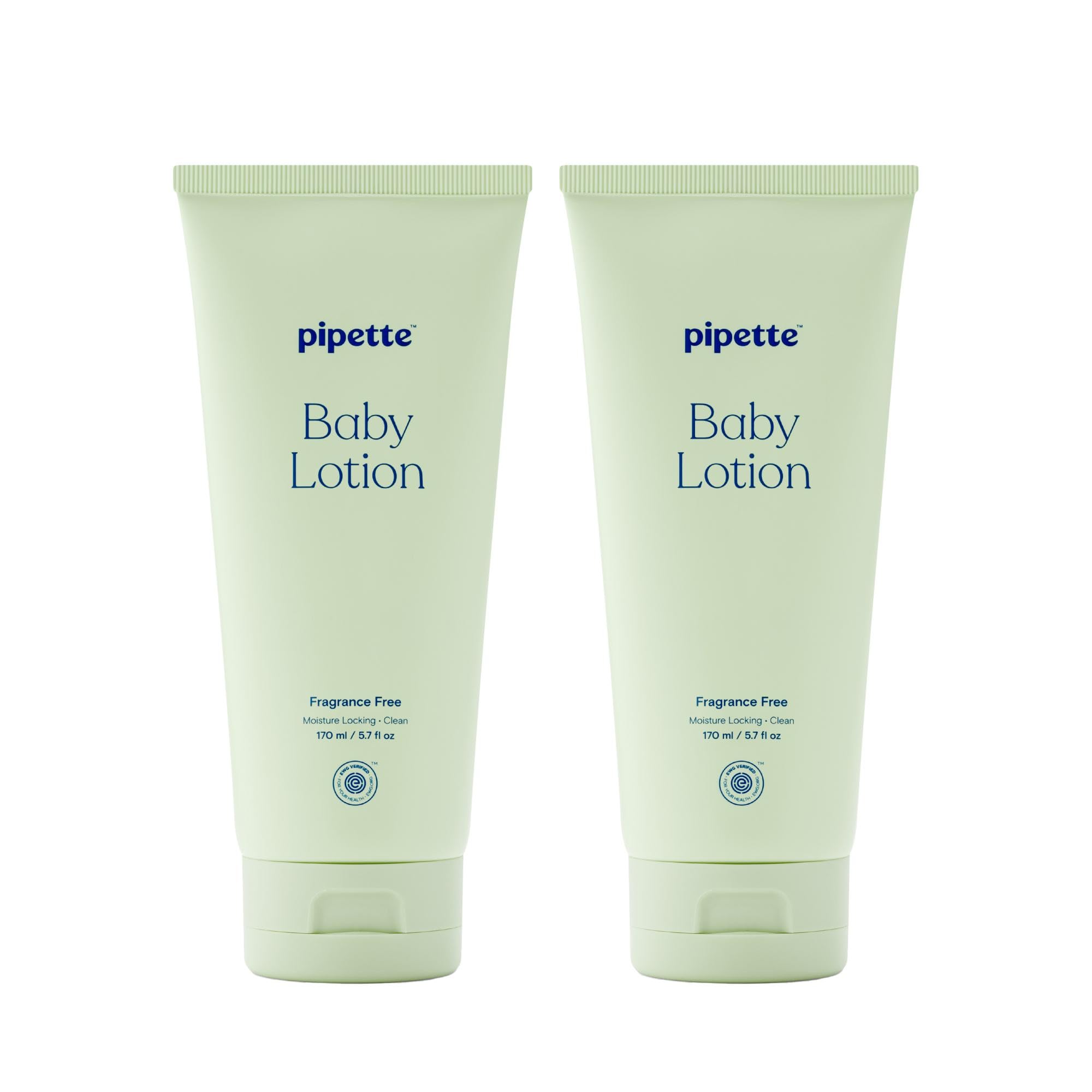 Pipette loción sin fragancia frente del envase mostrando diseño y volumen