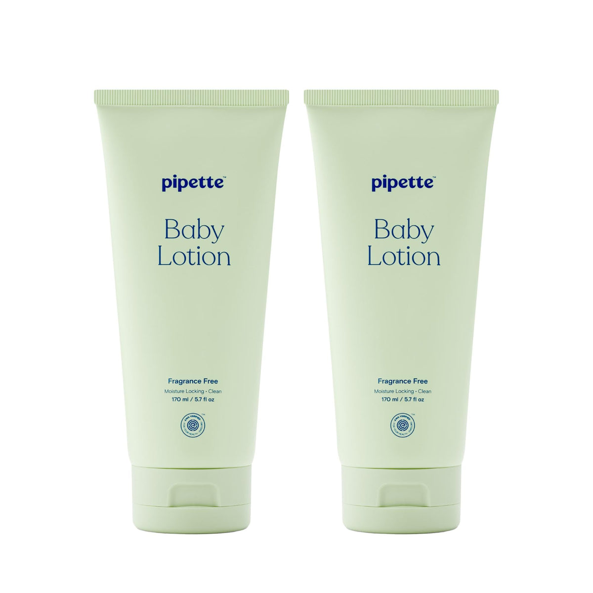 Pipette loción sin fragancia frente del envase mostrando diseño y volumen