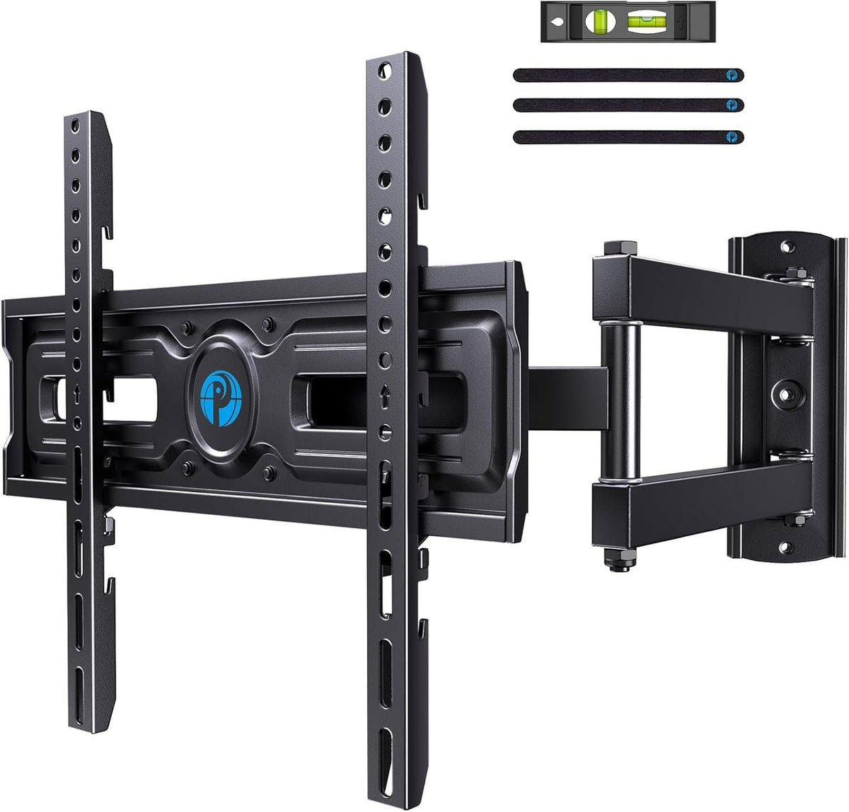Pipishell vista frontal del soporte mostrando montaje estable y ahorro de espacio