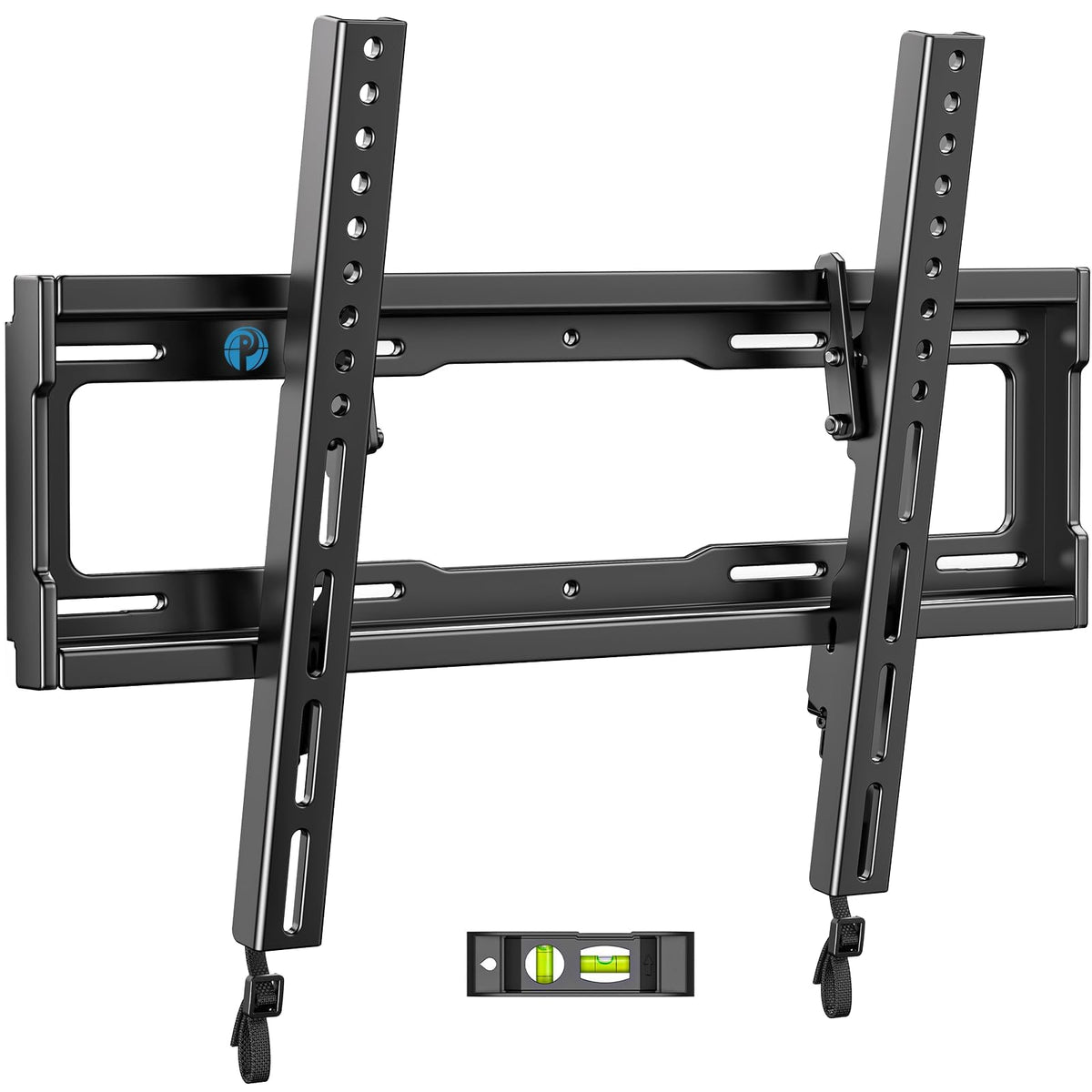 Pipishell vista frontal del soporte mostrando perfil bajo y estética moderna