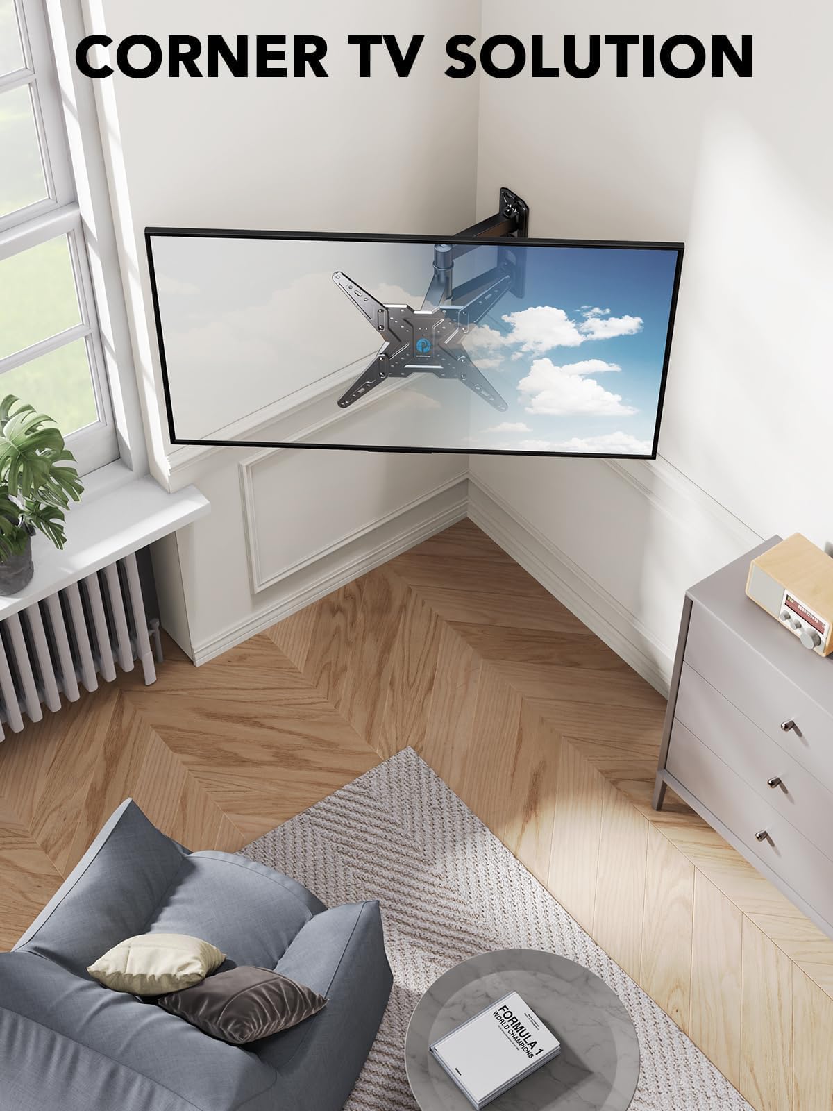 Pipishell placa de pared ancha distribuye carga de forma segura