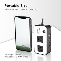 PiSFAU vista de los cuatro puertos USB, carga múltiple rápida para móviles y tablets