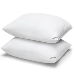 Piwaal frontal del paquete mostrando 2 almohadas y presentación atractiva