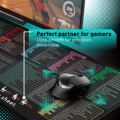 Pixiecube comparación de tamaño junto a un portátil, encaja teclado y mouse fácilmente