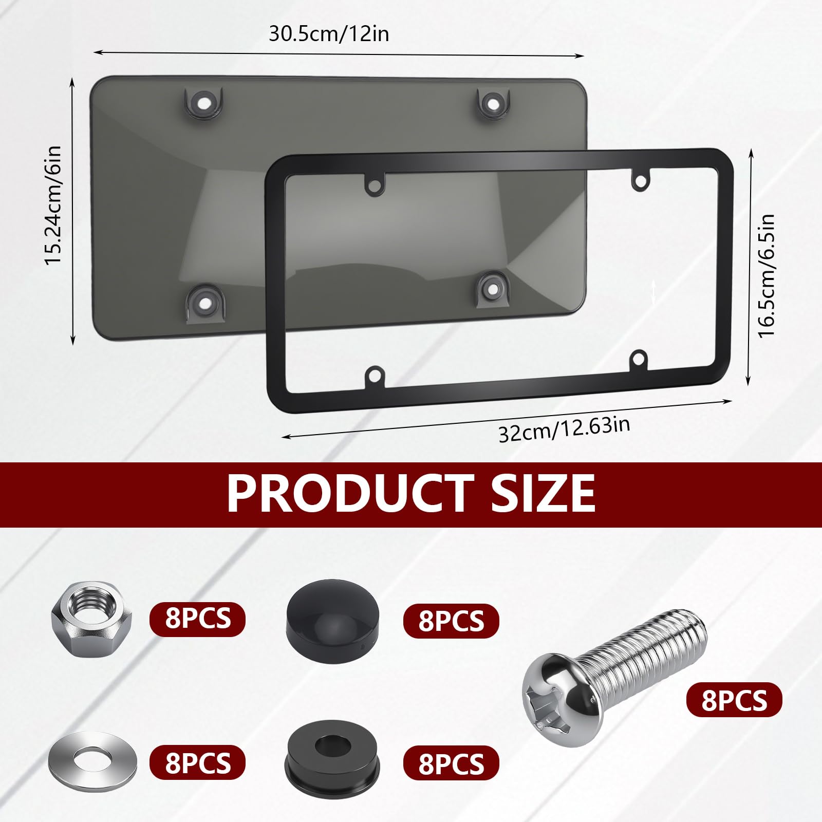 PLALEI close-up of frame edge showing clear plastic finish and scratch resistance
