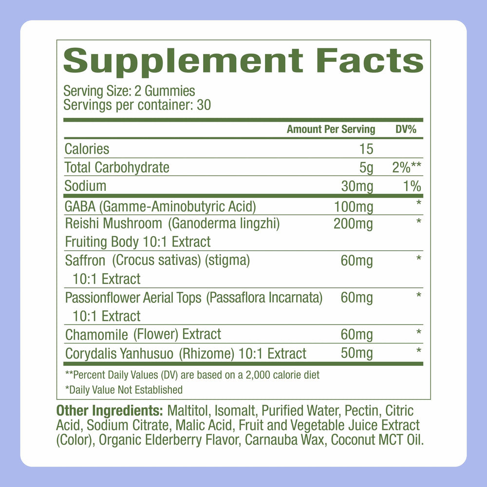 Plant People clear supplement facts label emphasizing clean ingredients