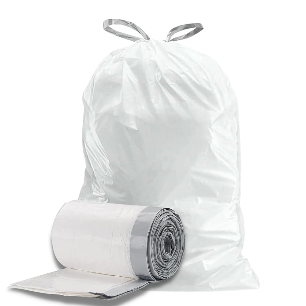 Plasticplace comparación de tamaño para 8–9 galones mostrando proporción adecuada