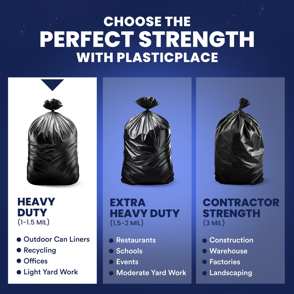 Plasticplace comparación de tamaño frente a persona, muestra capacidad