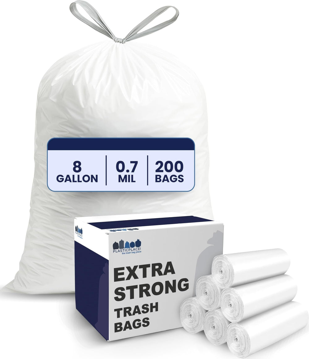 Plasticplace front packaging showing bulk 200-count and product info for lasting supply