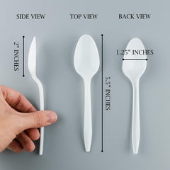 PLASTICPRO close-up of spoon bowl and rim highlighting sturdy finish