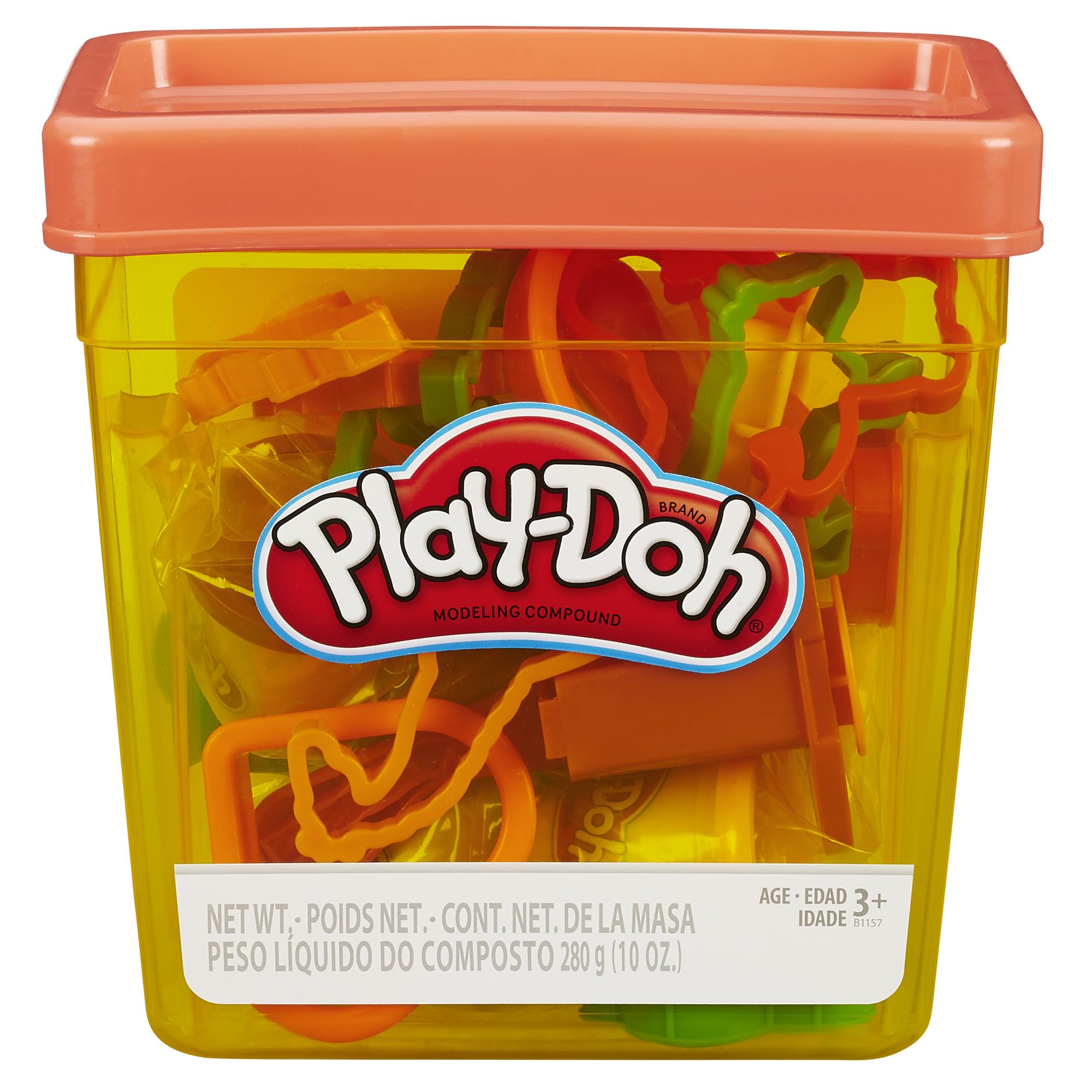 Play‑Doh niño modelando con accesorios, desarrolla motricidad fina