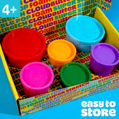 Play-Doh Foam con perlas visibles, contraste crujiente para juego sensorial
