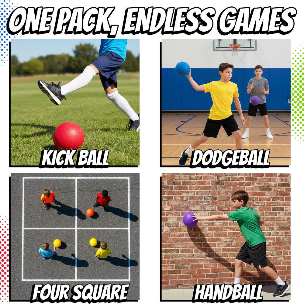 PlayBolt patada durante juego de kickball ilustrando uso activo y diversión grupal