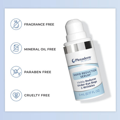 Plexaderm lifestyle on bathroom counter illustrating easy daily routine benefit