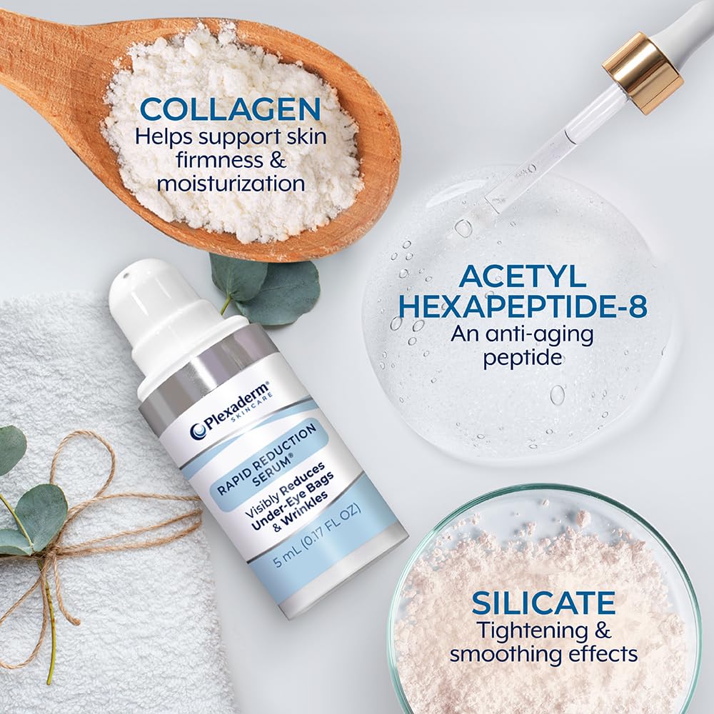 Plexaderm texture close-up showing smooth serum and even application benefit