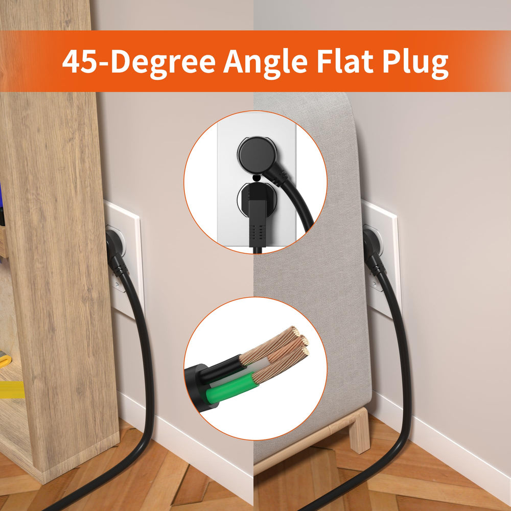 Plug'n montaje en pared con tornillos para fijación segura y uso estable