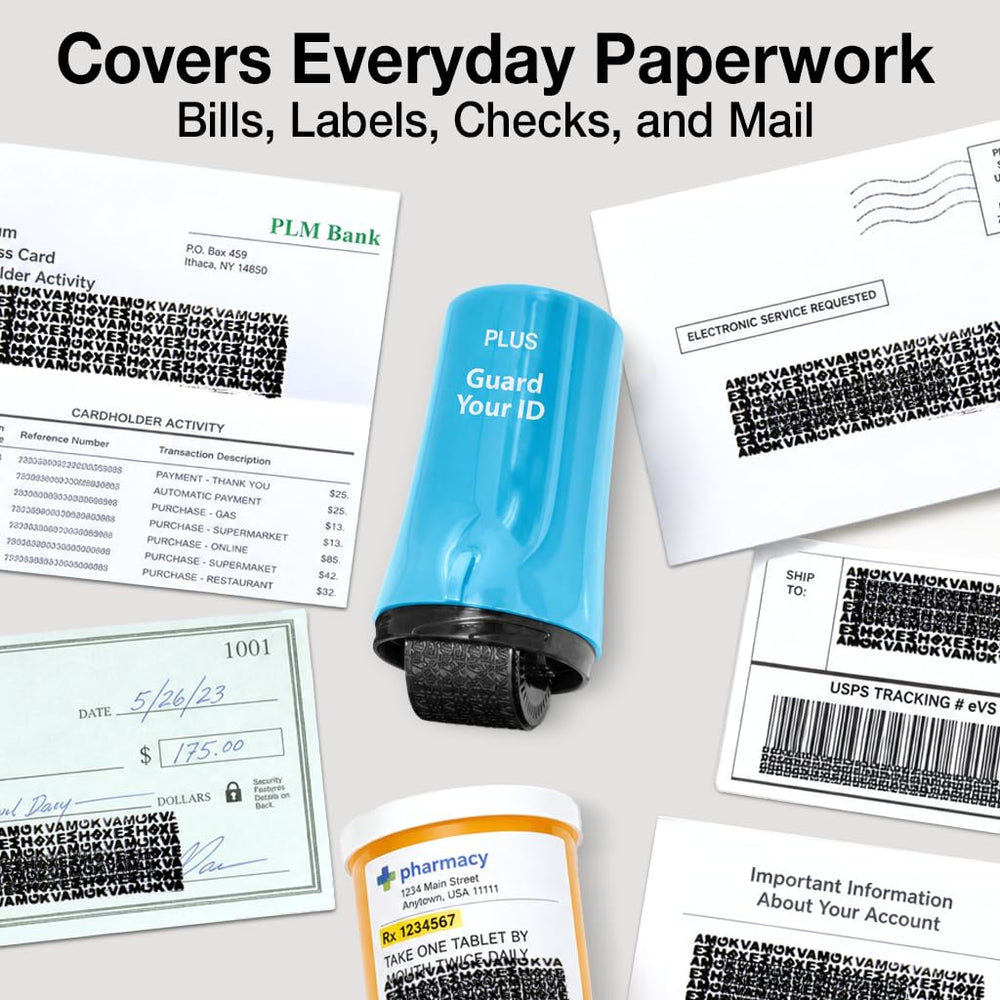 PLUS close-up of patented 0.5 inch masking pattern highlighting coverage