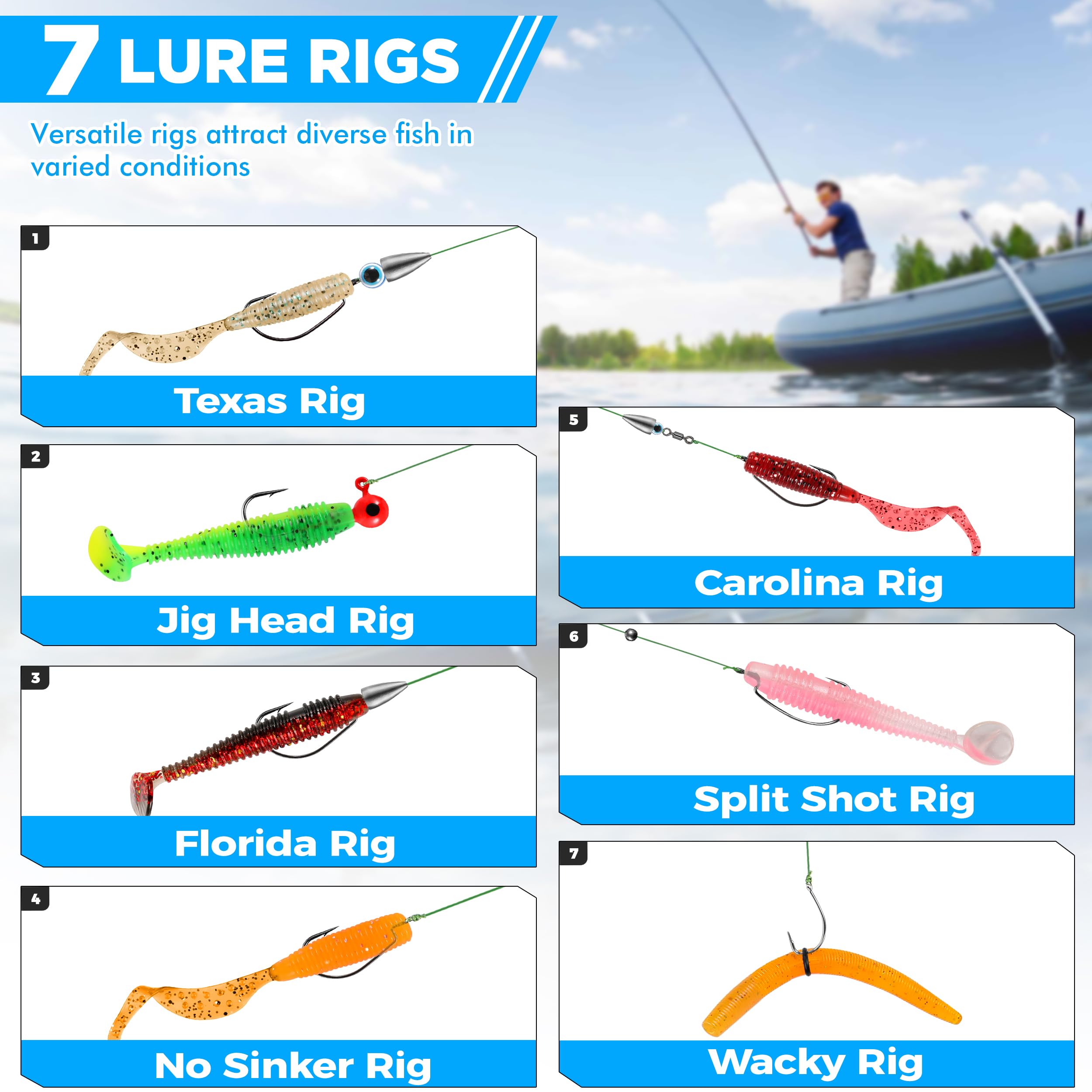 PLUSINNO cucharillas y crankbaits con brillo para mayor flash y movimiento