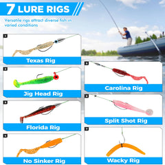 PLUSINNO cucharillas y crankbaits con brillo para mayor flash y movimiento