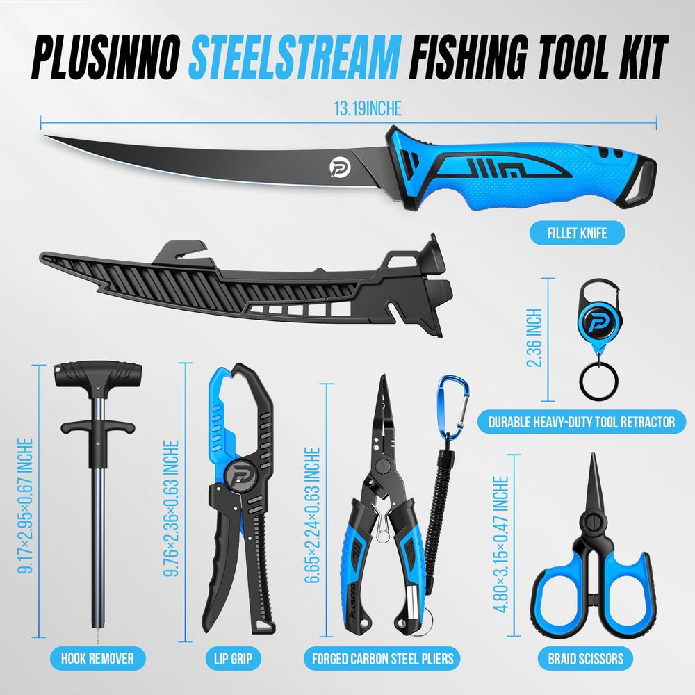 PLUSINNO full set laid out showing compact organization and ready-to-use benefit