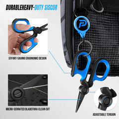 PLUSINNO lip gripper held by angler demonstrating safe catch handling benefit