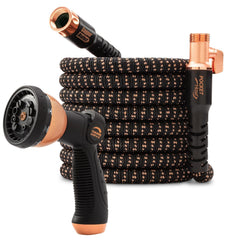 Pocket Hose frontal del empaque mostrando diseño y beneficio de fácil transporte