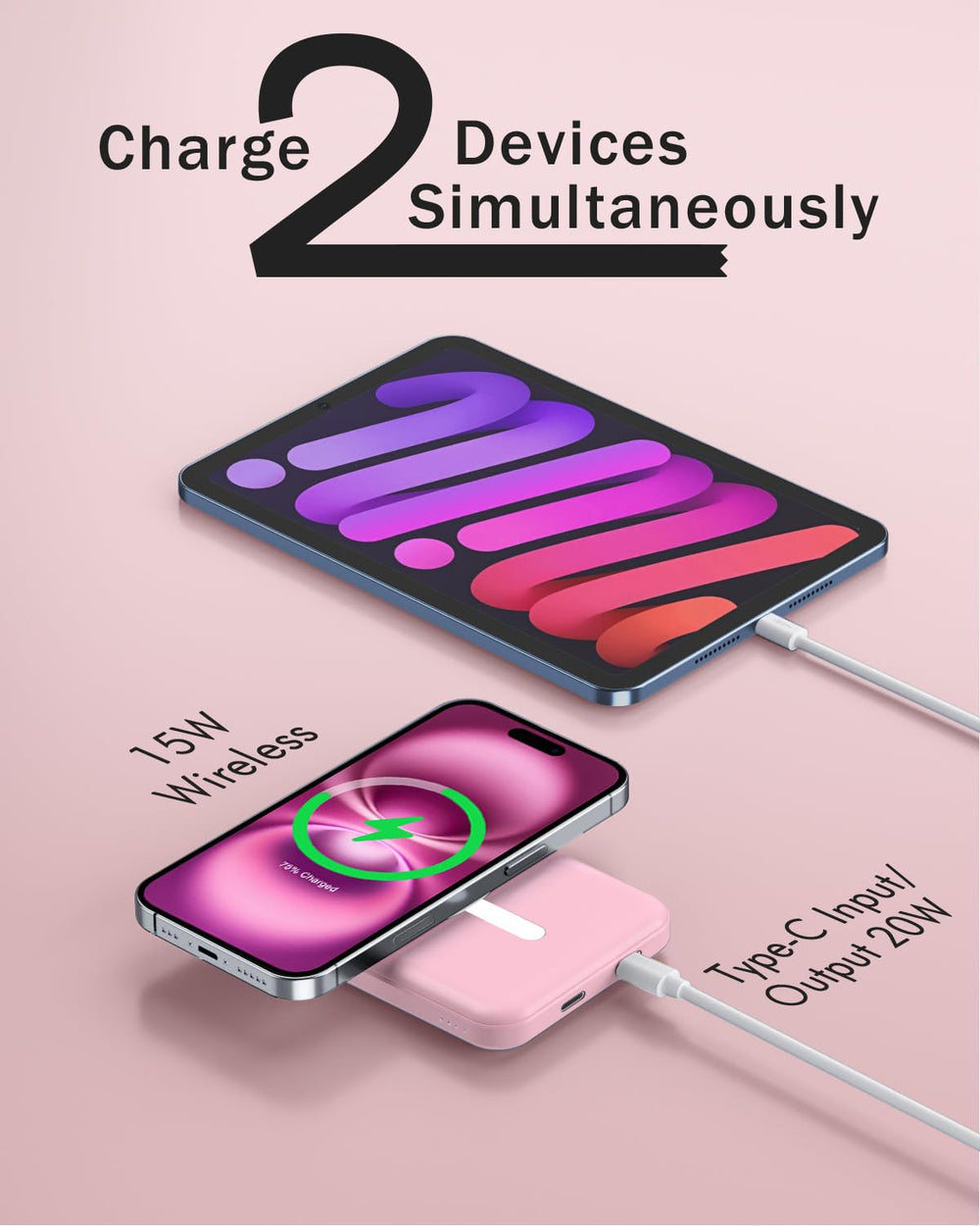 podoru puerto usb-c visible para carga rápida y conexión a otros dispositivos
