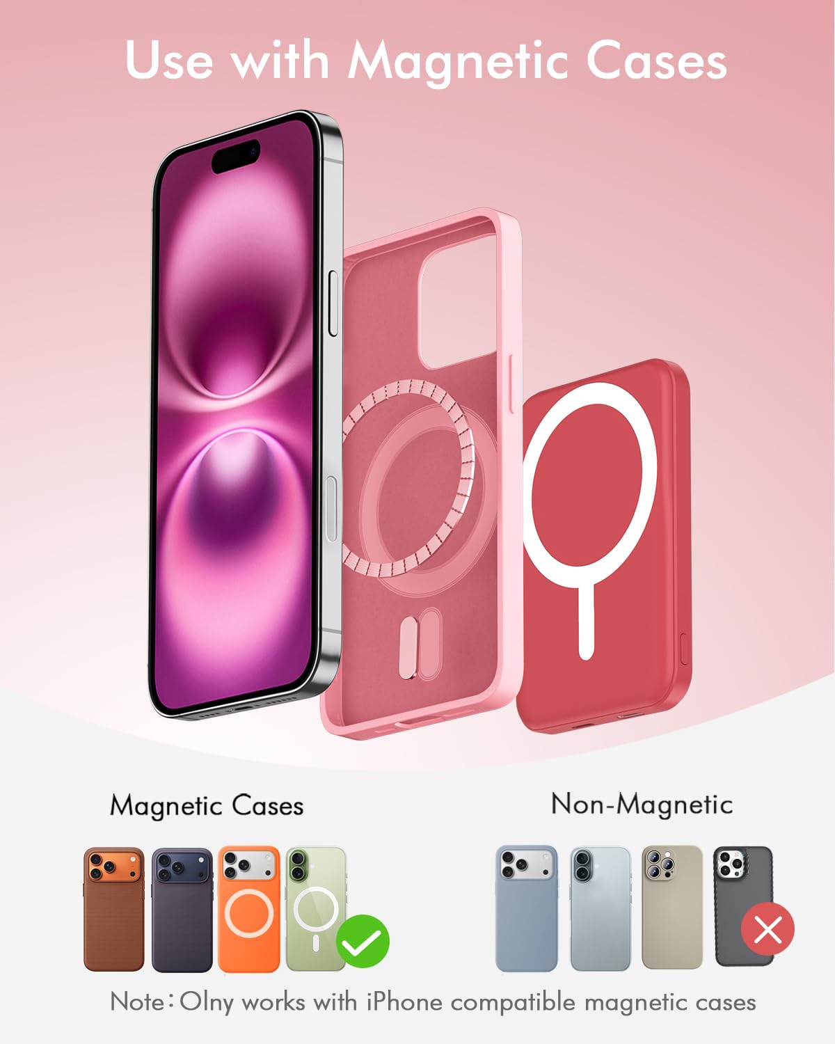 podoru primer plano de imanes y nanoadsorción para sujeción segura al iPhone