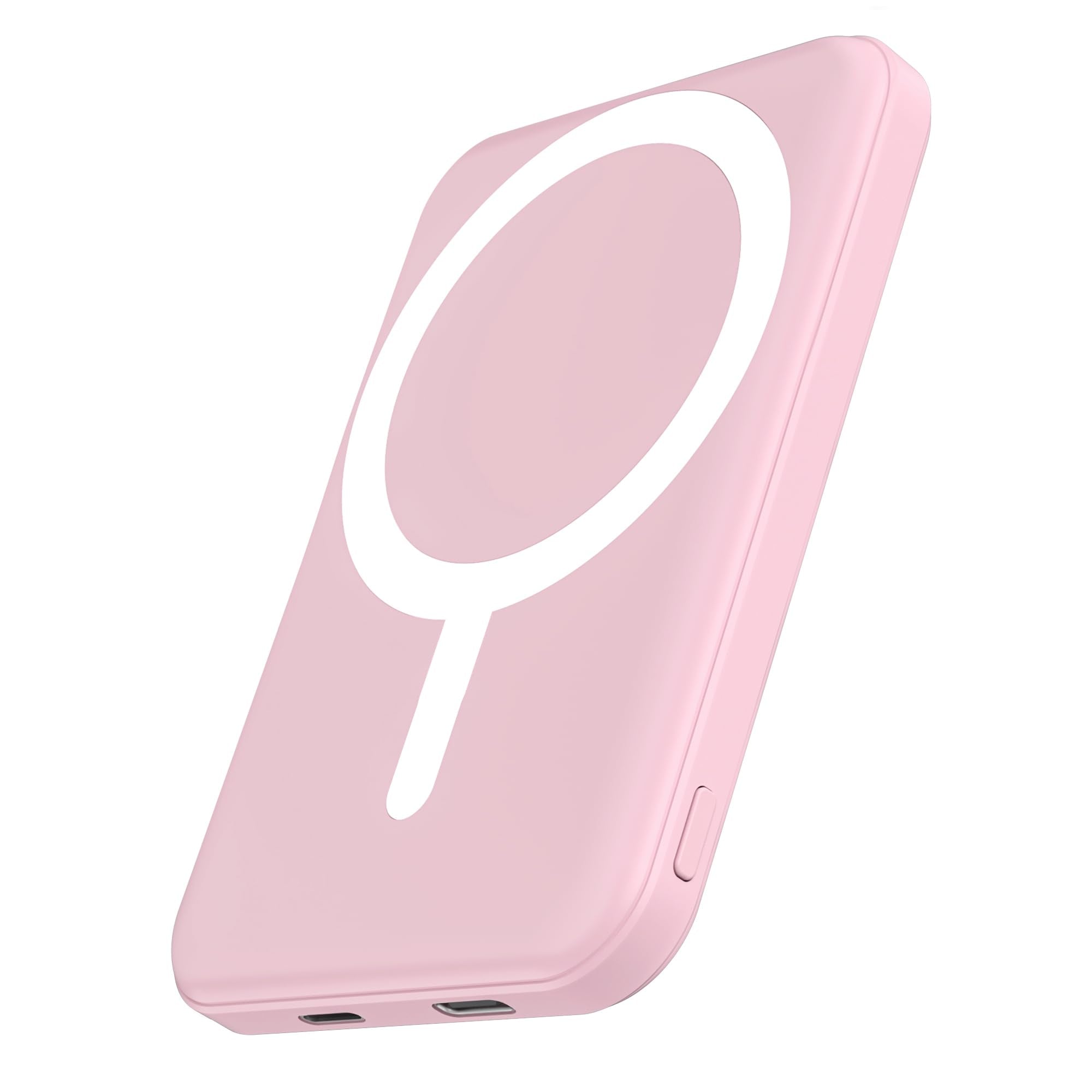 podoru vista frontal del power bank mostrando diseño magnético y borde delgado