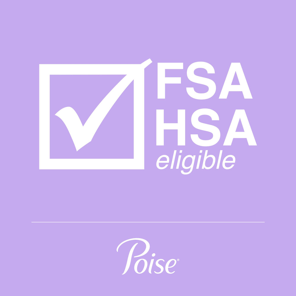 Poise caja de 36 unidades listada para almacenamiento y reposición