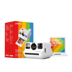 Polaroid Go frontal mostrando diseño compacto y manejo fácil