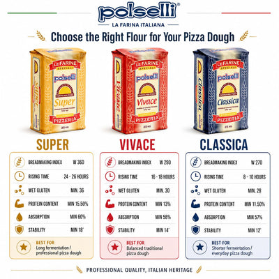 POLSELLI Classica pasta being rolled illustrating silky texture and tender bite
