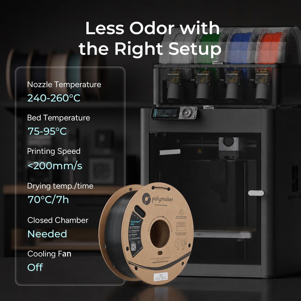Polymaker ASA pieza RC impresa al exterior demostrando resistencia UV