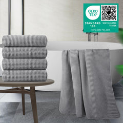 POLYTE textura waffle en primer plano comodidad y absorción mejorada