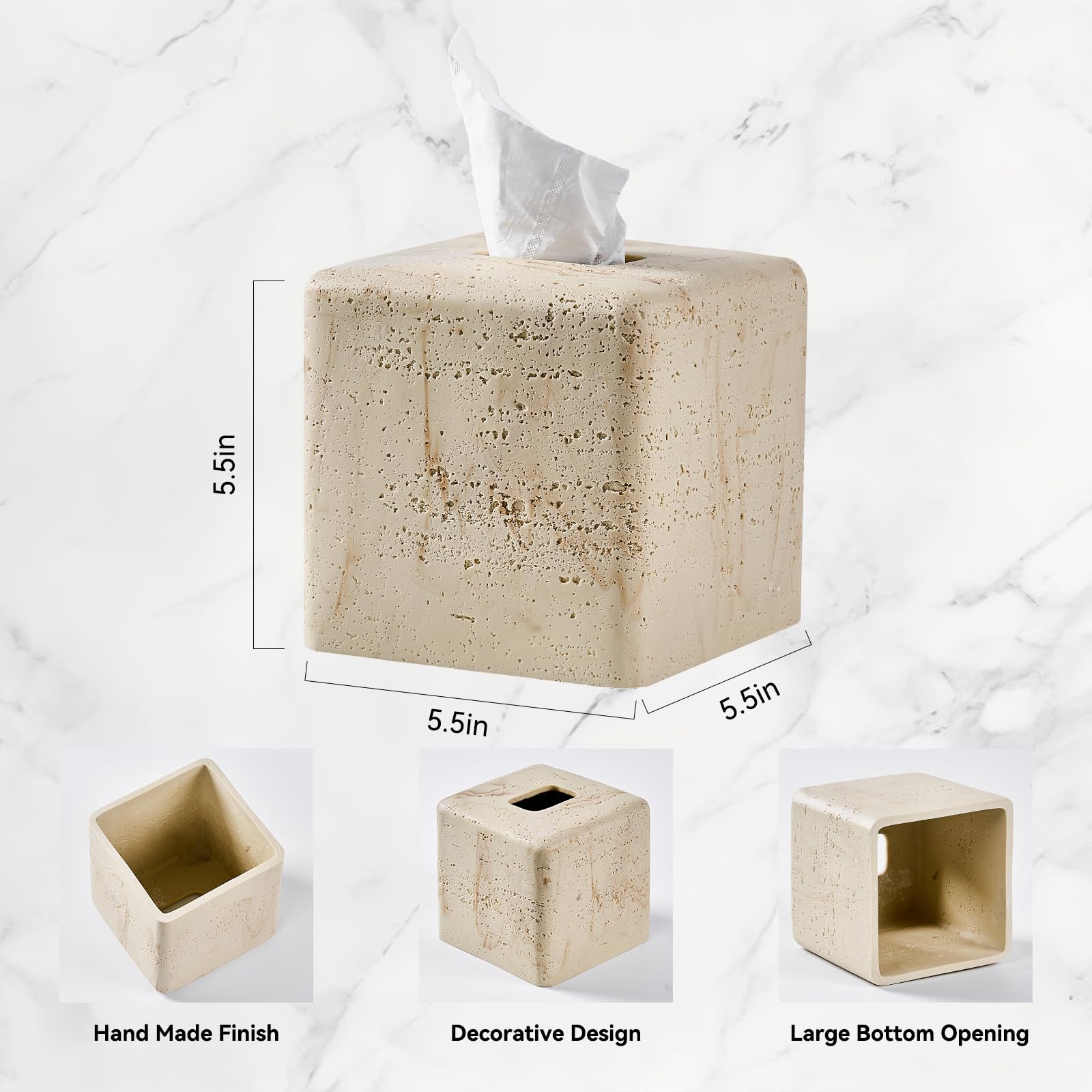 Polytree funda en baño mostrando aspecto decorativo y orden