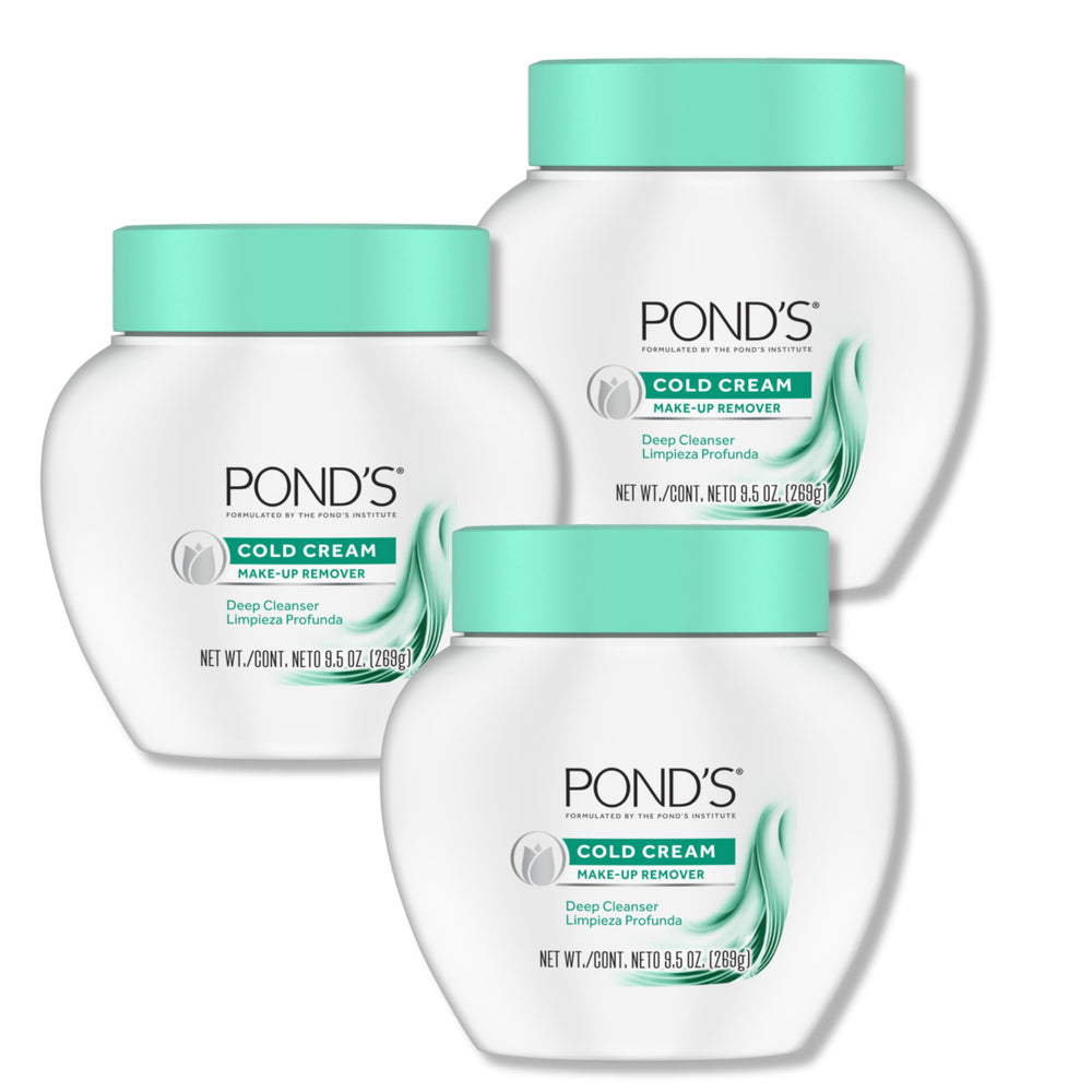 POND'S envase frontal mostrando etiqueta y cantidad 9.5 oz para identificación rápida