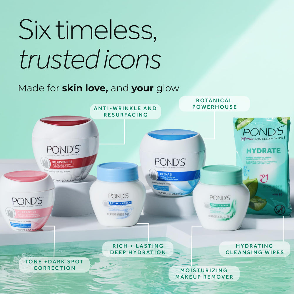 POND'S en baño con toallas transmitiendo uso diario y confianza