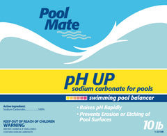 Pool Mate being poured around pool perimeter while circulation runs for even distribution