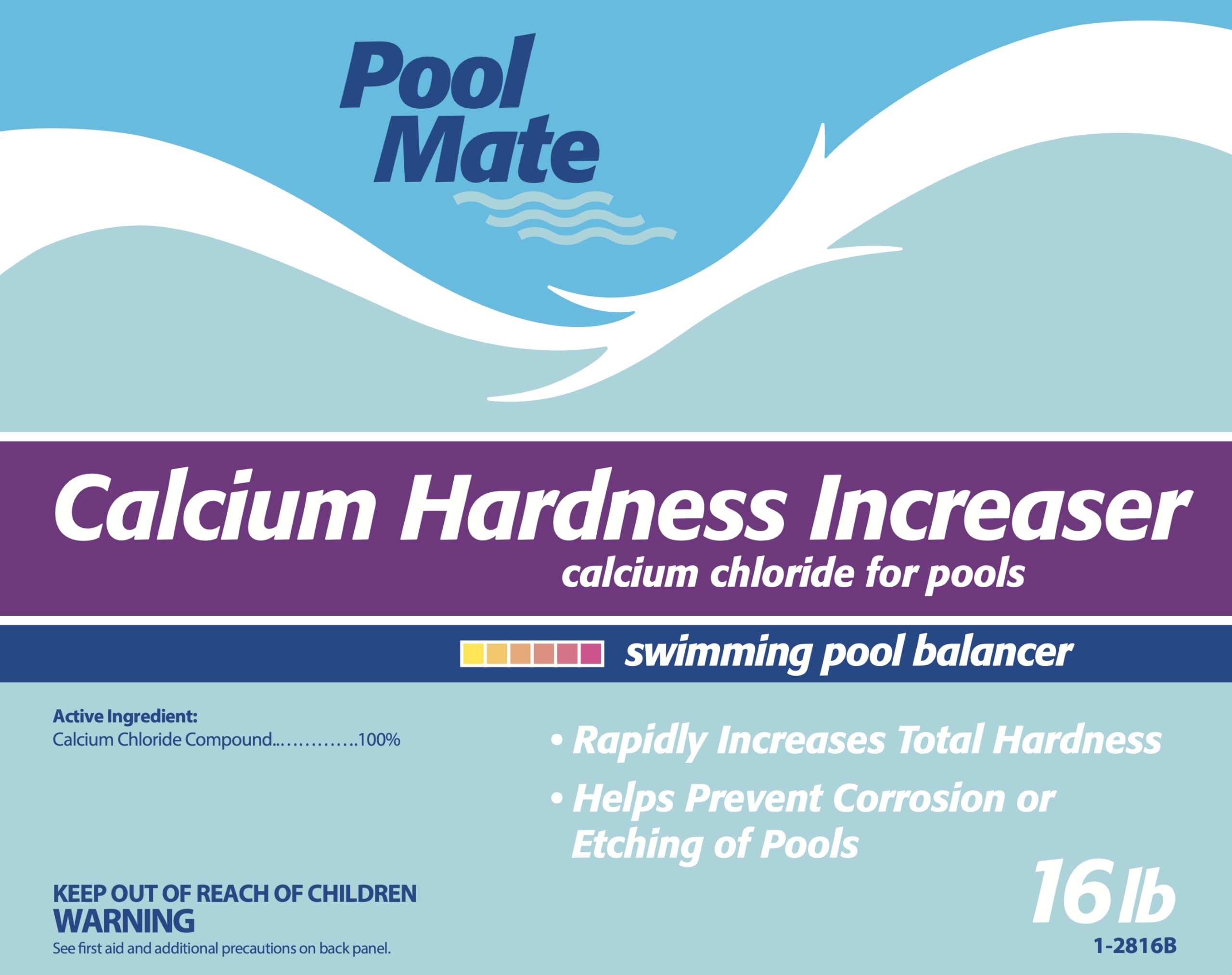 Pool Mate dissolving in bucket with water showing safe pre-dilution method