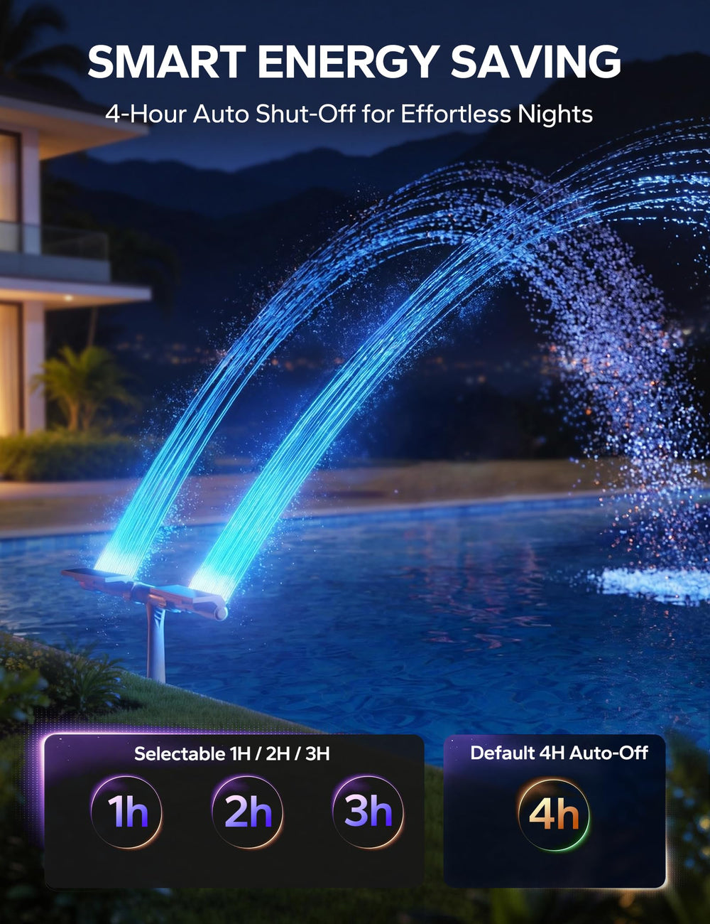 POOLHACKER remote control in hand demonstrating 98 ft range and easy adjustments