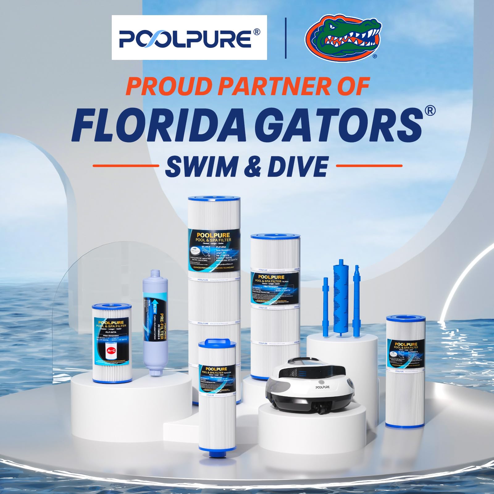 POOLPURE detalle del tejido trilobal mostrando mayor área de captura y eficiencia