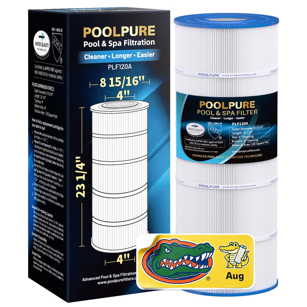 POOLPURE cartucho C1200 vista frontal, reemplazo compatible y rendimiento fiable